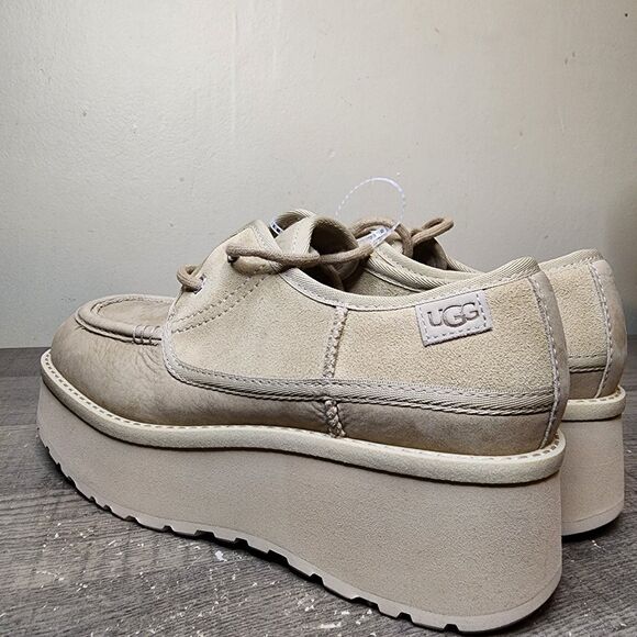 UGG Cityfunc Platform Shoes Loafer Mary Jane Square toe Suede Womens 7 NEW - Picture 8 of 15